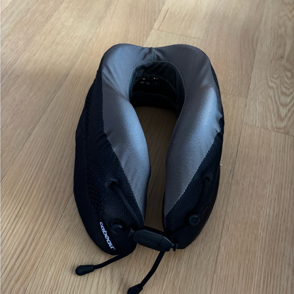 Black and Gray Travel Neck Pillow
